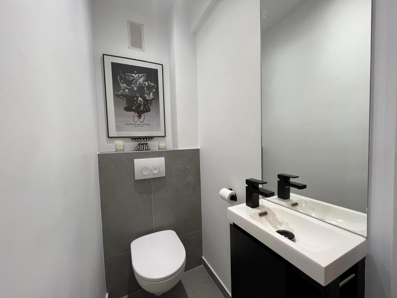 Vue Mer Exceptionnelle Sur Plage Du Midi En 1Re Ligne- 2 Chambres Cannes Eksteriør bilde